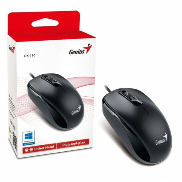 MOUSE GENIUS DX-110 USB BLACK 1200 DPI - Imagen 4