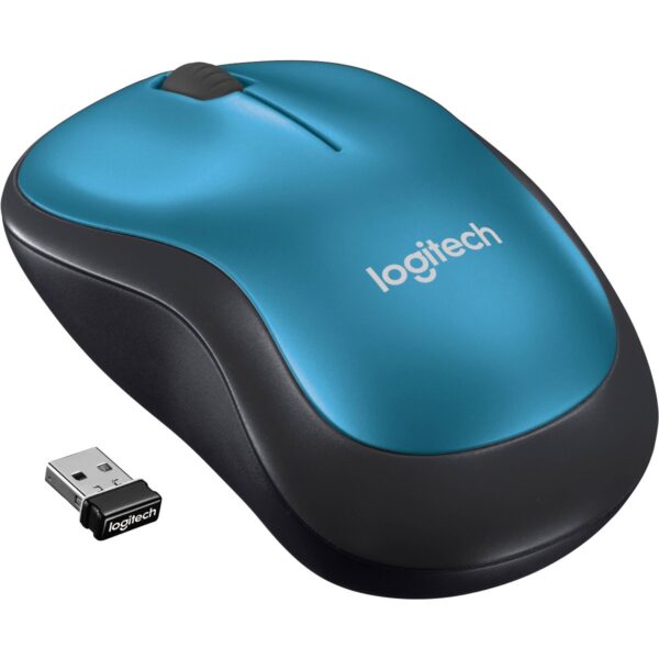 Mouse Logitech Inalámbrico M185 Azul