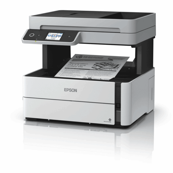 Impresora EPSON M3170 EcoTank multifunción con wifi 100V/240V blanca y negra - Imagen 2