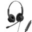 Auriculares estéreo para empresas con interfaz USB KLIP XTREME