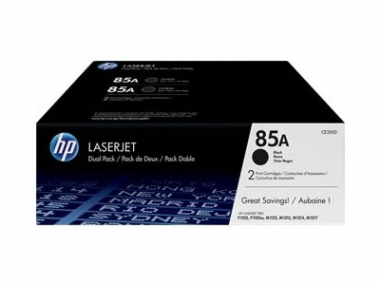 Cartucho de tóner 85A Negro LaserJet Pack Doble HP