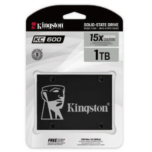 Disco SSD Kingston KC600 1024GB, 3D TLC NAND, SATA3, 2.5"