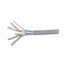 Cable Categoria 6A de 4 pares tendrados solidos F/UTP LSOH-1/LS0H-3 violeta.Rollo x 305M 23AWG de diametro de cobre. Siemon