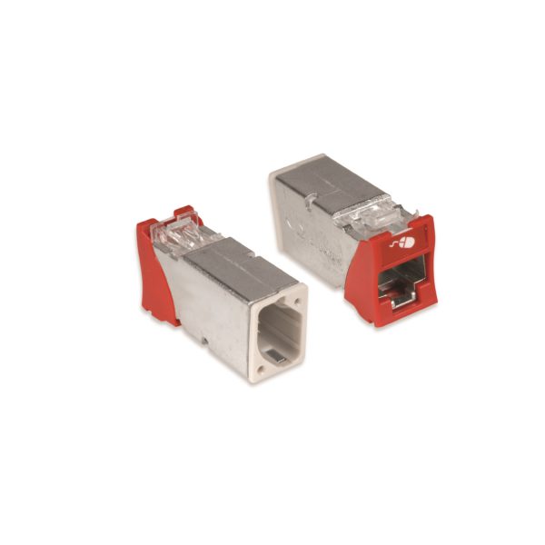RJ45 (Jacks) linea Z MAX F/UTP Categoria 6A,Hibrido,blanco, libre de herramienta,T568A/B,BULK Siemon