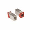 RJ45 (Jacks) linea Z MAX F/UTP Categoria 6A,Hibrido,blanco, libre de herramienta,T568A/B,BULK Siemon