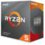 Procesador AMD Ryzen 5 5600, 3.5GHz, 6 Núcleos, 3MB L2, 32MB L3, Socket AM4, BOX (Sin video integrado)