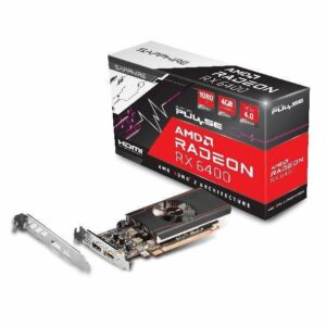 Placa de Video VGA Sapphire Radeon RX 6400 Pulse LR GDDR6 4GB