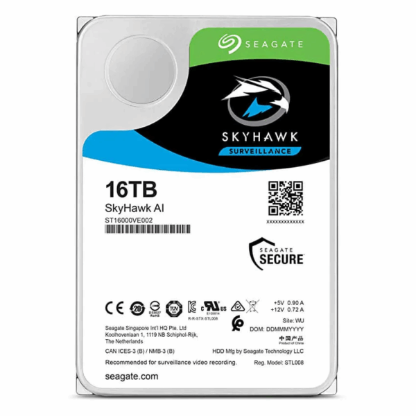 Disco Duro Seagate Skyhawk AI 16TB SATA3 7200rpm 256MB Cache 3.5" - Imagen 3