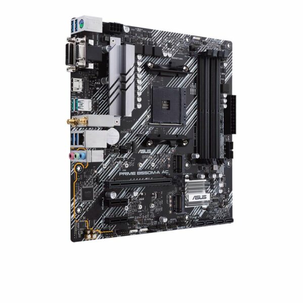 Motherboard ASUS AM4 PRIME B550M-A AC BOX M-ATX - Imagen 2