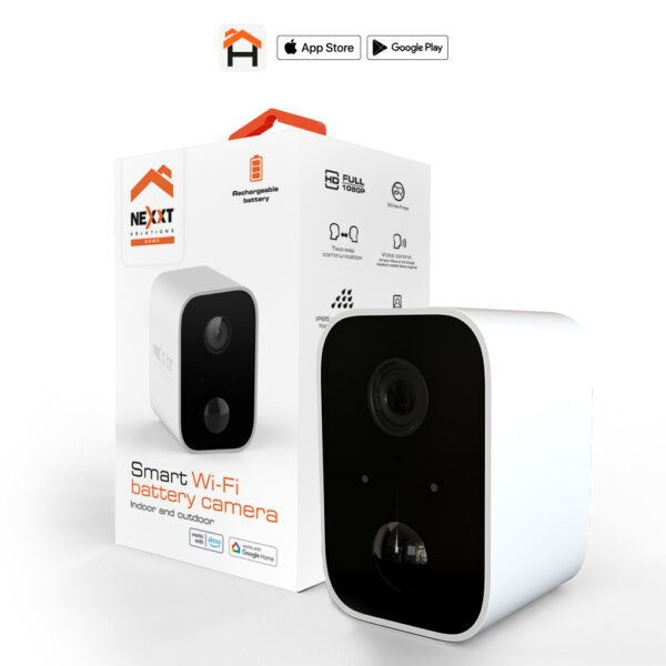 Cámara Nexxt Nhc-O640 Exterior E Interior Con Batería Wifi - Imagen 2