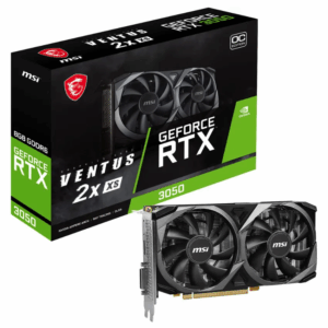Placa de Video MSI GeForce RTX 3050 VENTUS 2X XS OC 8GB GDDR6