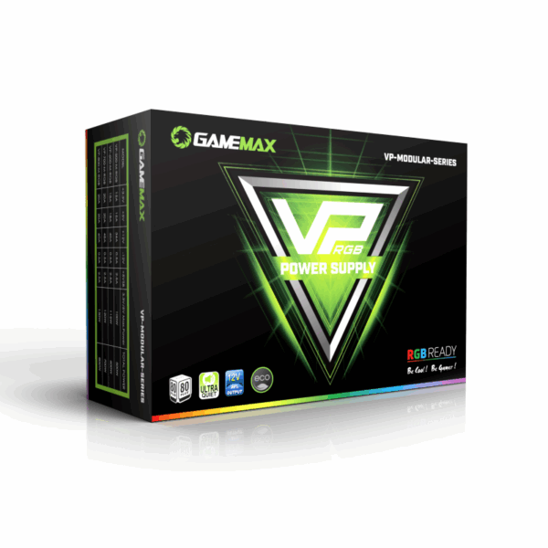 Fuente Gamemax VP-600-M RGB 80 Plus Bronze 600W Semimodular
