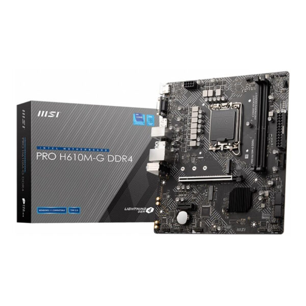 Motherboard MSI PRO H610M-G, DDR5, Socket 1700