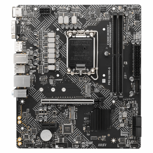 Motherboard MSI PRO H610M-G, DDR5, Socket 1700 - Imagen 3