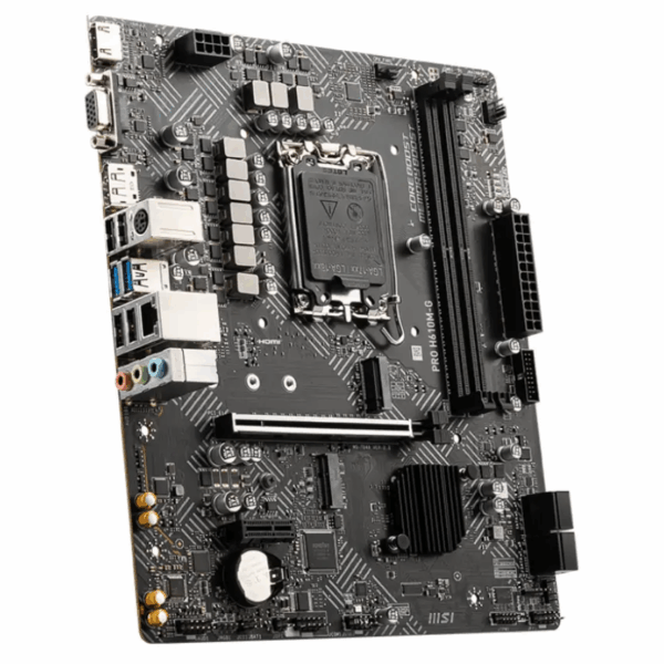 Motherboard MSI PRO H610M-G, DDR5, Socket 1700 - Imagen 2