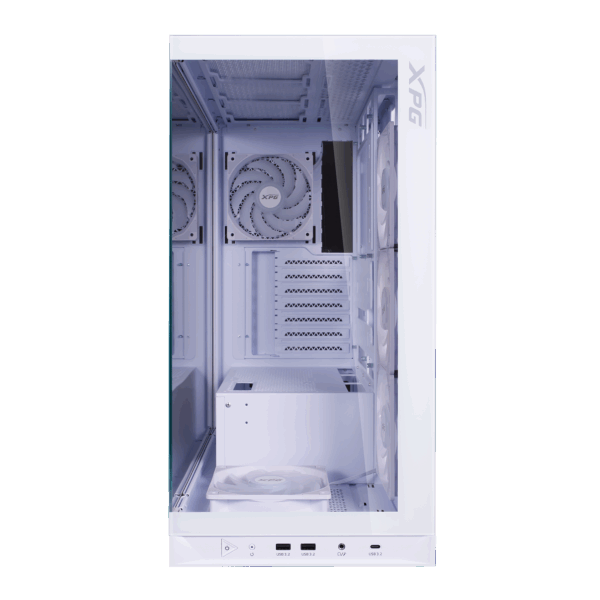Gabinete Adata XPG Invader X BTF Blanco 5xFan ARGB - Imagen 3