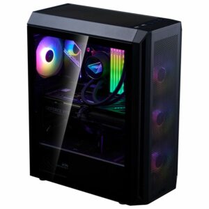 Gabinete  Xpg Valor Air Plus Mid Tower Black 4xFan Vidrio Templado