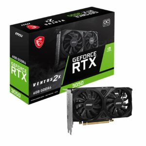Placa de Video MSI Ventus RTX 3050 2X 6GB OC
