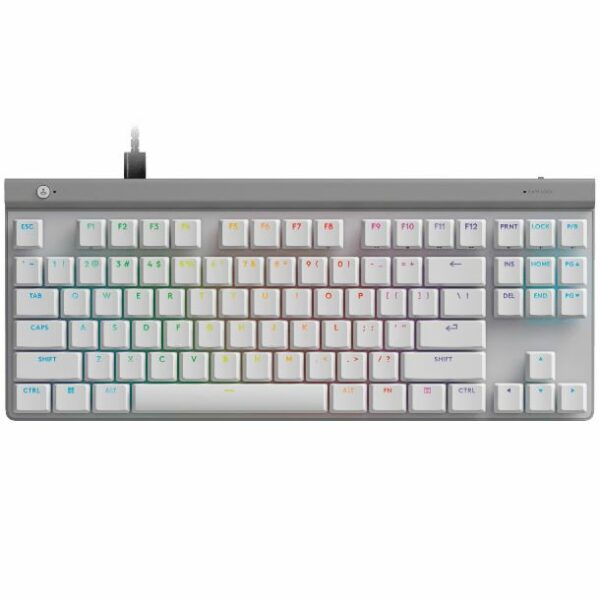 Teclado Logitech G G515 TKL White Gaming Lightsync RGB