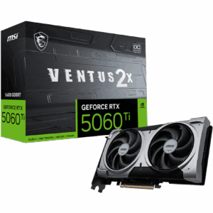 Placa de Video MSI Ventus RTX 5060TI 16GB 2X OC PLUS GDDR7