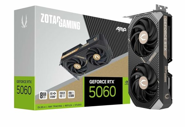 Placa de Video ZOTAC GEFORCE RTX5060 AMP 8 GB (ZT-B50600F-10M)