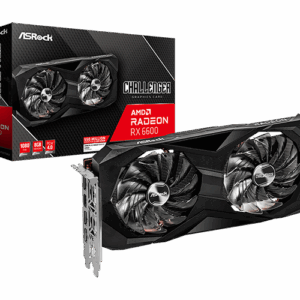 Placa de Video ASROCK RADEON RX6600 CHALLENGER D 8GB OC