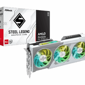 Placa de Video ASROCK RADEON RX9060XT STEEL LEGEND 16GB OC