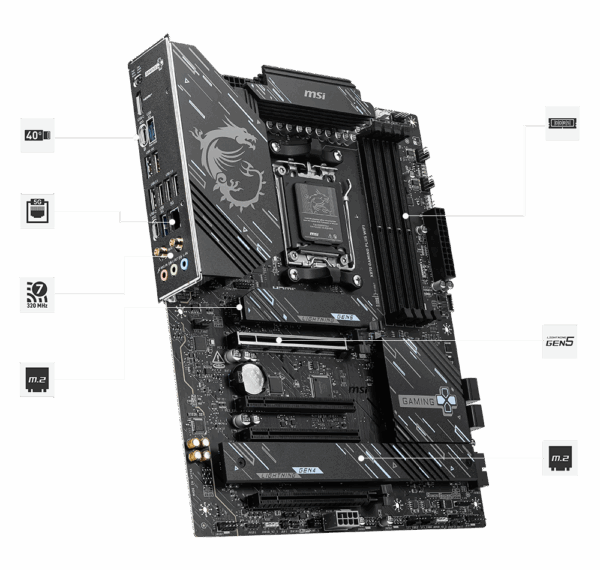 Motherboard MSI X870 GAMING PLUS WIFI AM5