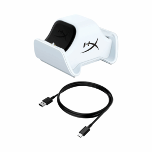 Cargador Joystick HYPERX ChargePlay Duo PS4 Blanco